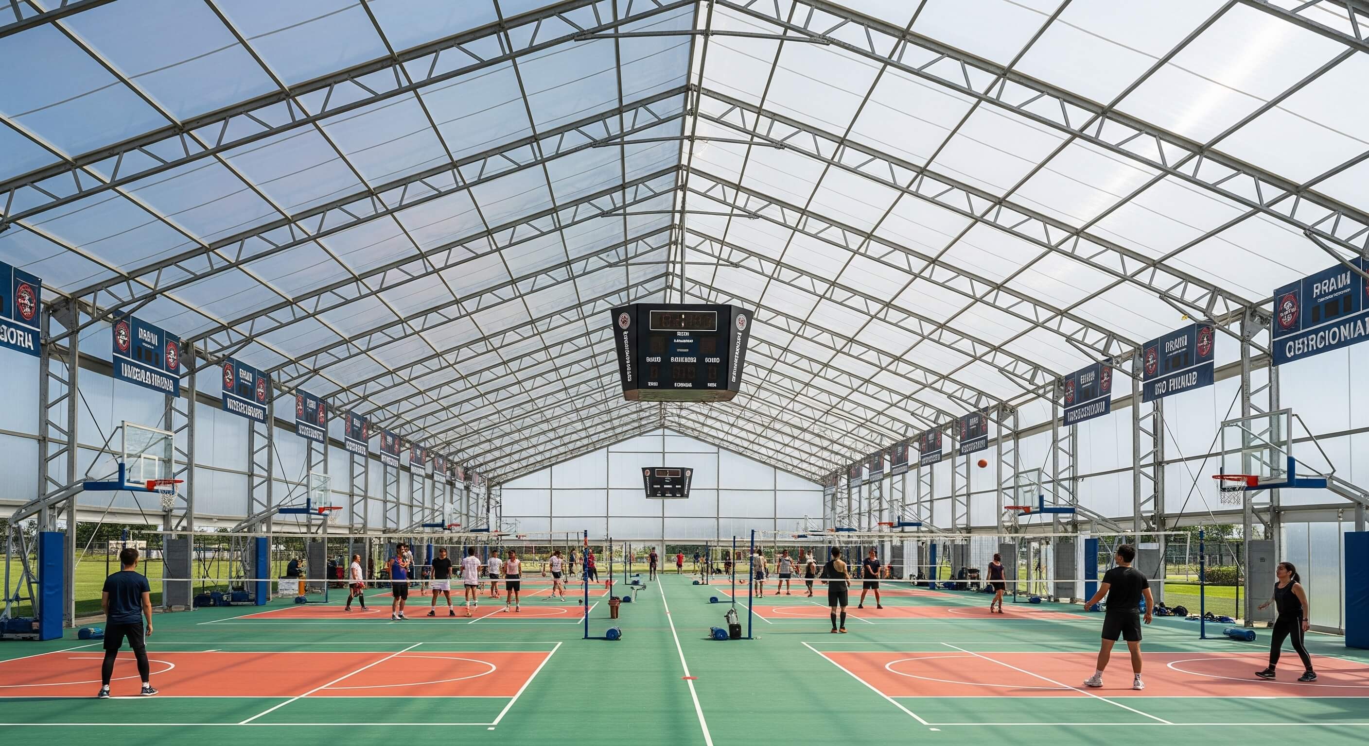 Kompleks sportowy 3200m²